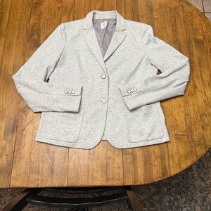 Vintage Gap 16 Tall Light Gray Women's Blazer